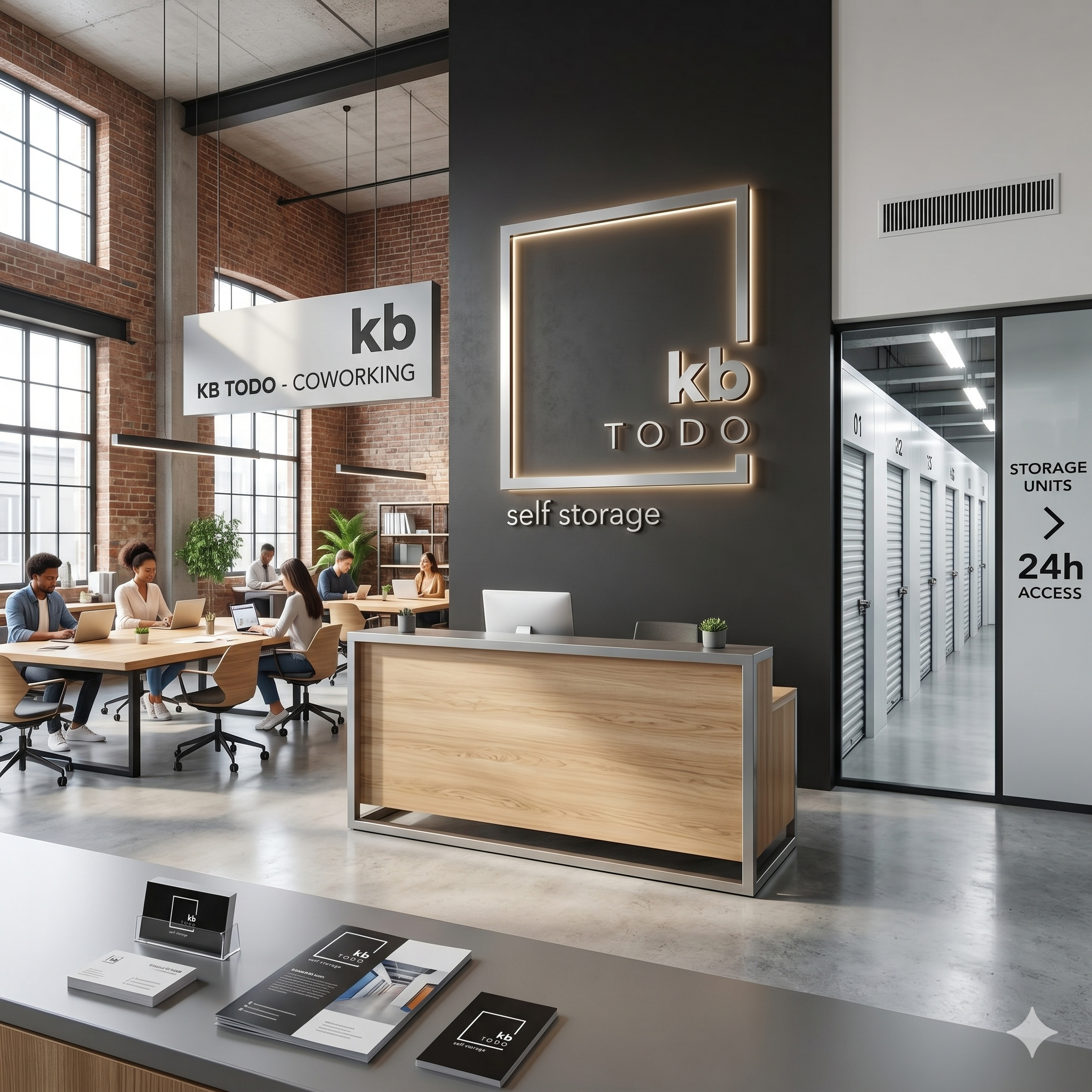 Coworking kb TODO con vista al área de bauleras